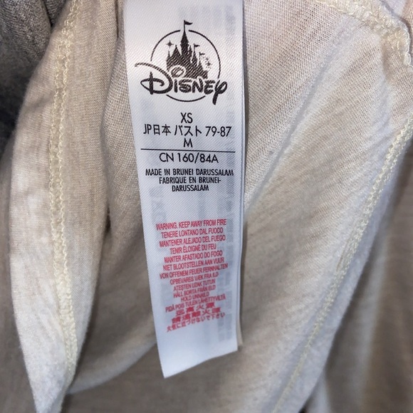 Disney Parks Snow White Jersey tee Women xsmall offwhite blue cotton polyester - Picture 6 of 7